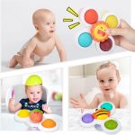 NARRIO Travel Toys for 1 Year Old Boy Gifts, Infant Baby Toys 12-18 Months Suction Cup Spinner Toy, Christmas Birthday Gifts for 1-2 Year Old Girl Spinning Top Sensory Toys for Toddlers Age 1-3 - Image 4